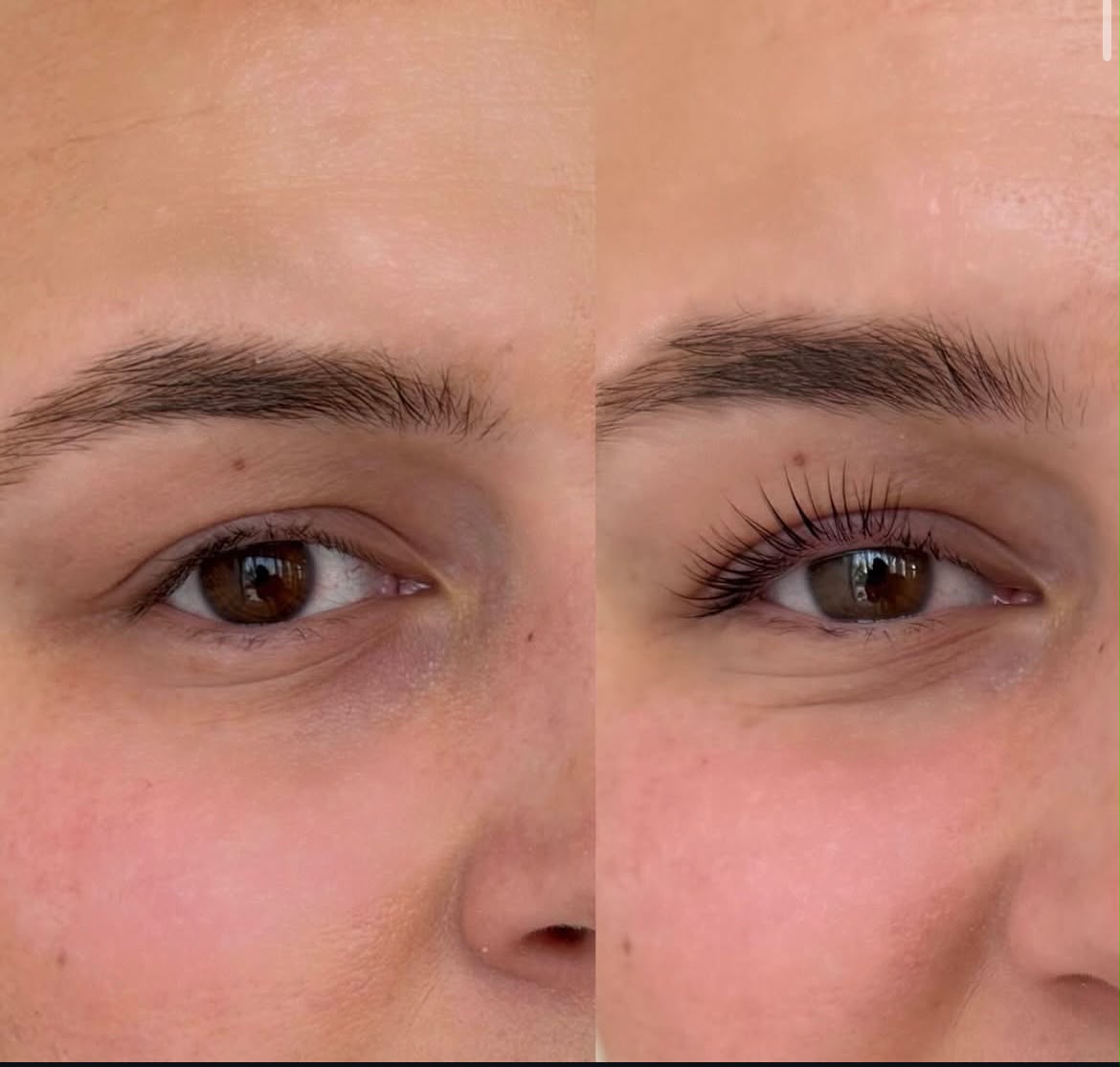 Obrve i trepavice, prije i poslije — LU BEAUTYLAB